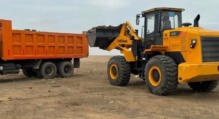 Қосқұдық ауылында заңсыз қоқыс орындары тазартылды